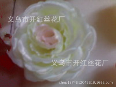 【廠家直銷 批發(fā)兼零售 采購高質(zhì)量高仿真中茶玫瑰花束花片花朵】價(jià)格,廠家,圖片,人造仿真植物,義烏市開紅絲花廠-