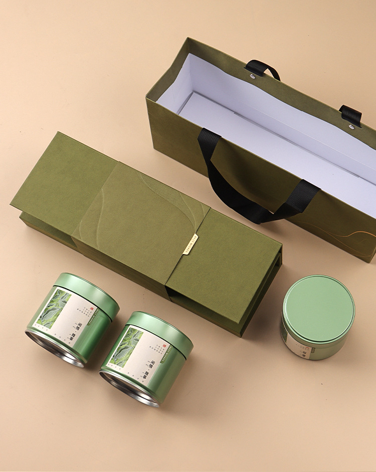 茶葉包裝盒空禮盒龍井綠茶白毫銀針茶葉罐密封罐空禮盒工廠批發(fā)
