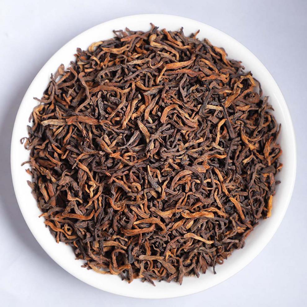 云南勐海普洱熟茶年古樹宮廷陳年散茶葉濃香型送禮源工廠一件批發(fā)